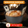Ponpon 2Pcs Silicone Bread Sling for Dutch Oven, Reusable Bread