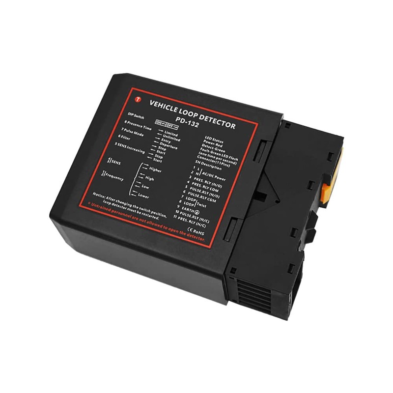 VOANZO Single Channel Inductive Vehicle Loop Detector Gate Sensor for