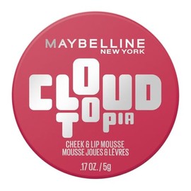 Maybelline Cloudtopia Blush para mejillas y labios,14H, tono rojo etéreo                                                                              