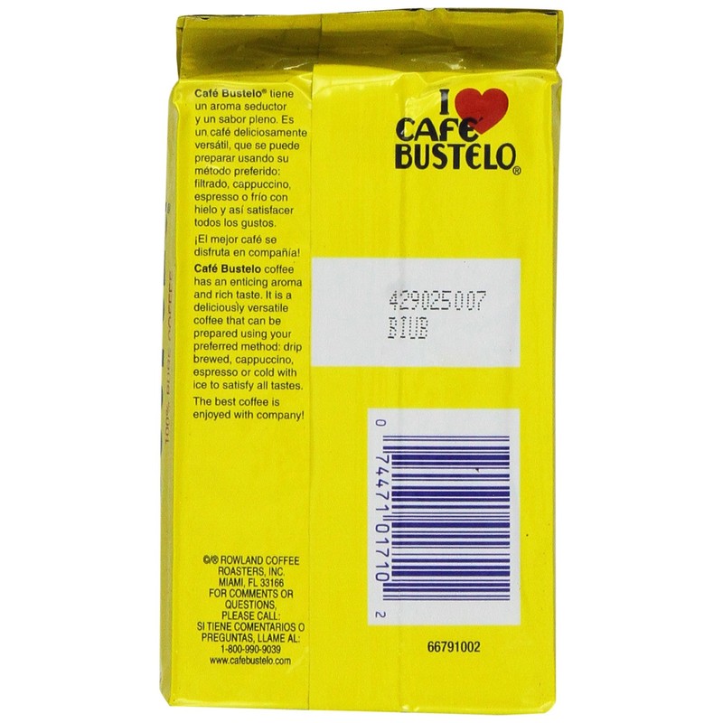 CAFE BUSTELO 60Z PACKAGES of 3