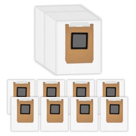 (9 Pack) E25/ C28 Replacement Dust Bags Compatible with Eufy Omni E28/ E25/ E35 Robot Vacuum Cleaner, Accessories Kit, Large Capacity, Vacuum Replacement Dust Bags, Vacuum Bags, Canister Bags