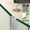 Bathroom Shower Glass Door Side Seal Strips, Length 78 Inch