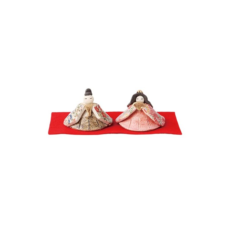 Ale-net Figurine, Hina Dolls, Old Crest, 2.6 x 2.0 inches