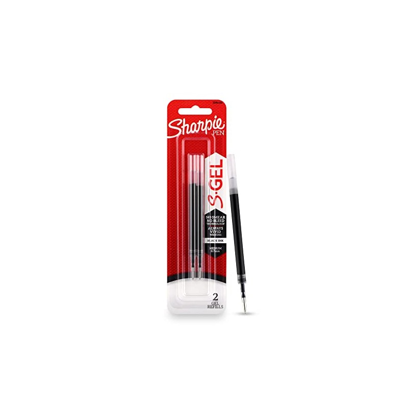 SHARPIE Black Colour Gel Pen Set for Students| Water Proof