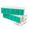 Sourcingmap Rubber Head Large Number Stamps, Detachable 0-9 Digits Arabic
