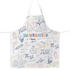 JNIAP Math Teacher Apron With Pockets Mathematics Room Apron Math
