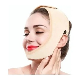 Mentonera Faja Reductora Anti Arruga Papada Cachete Mejilla tamaños M