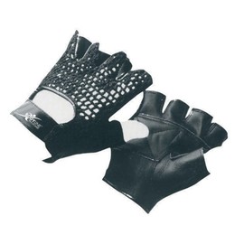 Bodyline Powerlifting Mesh Glove with Leather Palm (Empty)