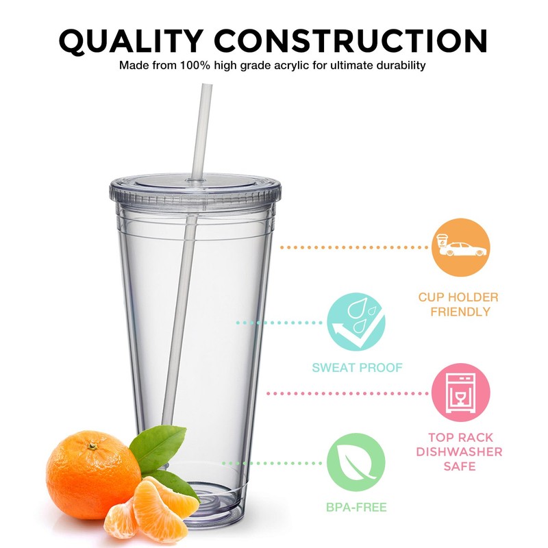 Maars® Insulated Travel Tumblers 32 oz. | Double Wall Acrylic