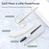 Eyebrow Trimmer Kit, 5-in-1 Set with Eyebrow Scissors, Eyebrow Razor,