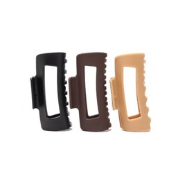 Pinza para el cabello - Garra, 4.1 pulgadas extragrande, cabello rizado fino y grueso, pinza Cloud Clips suave y flexible, pinza de silicona irrompibl