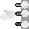 Tyminin Plastic Storage Baskets with Handles, Set of 12 Mini