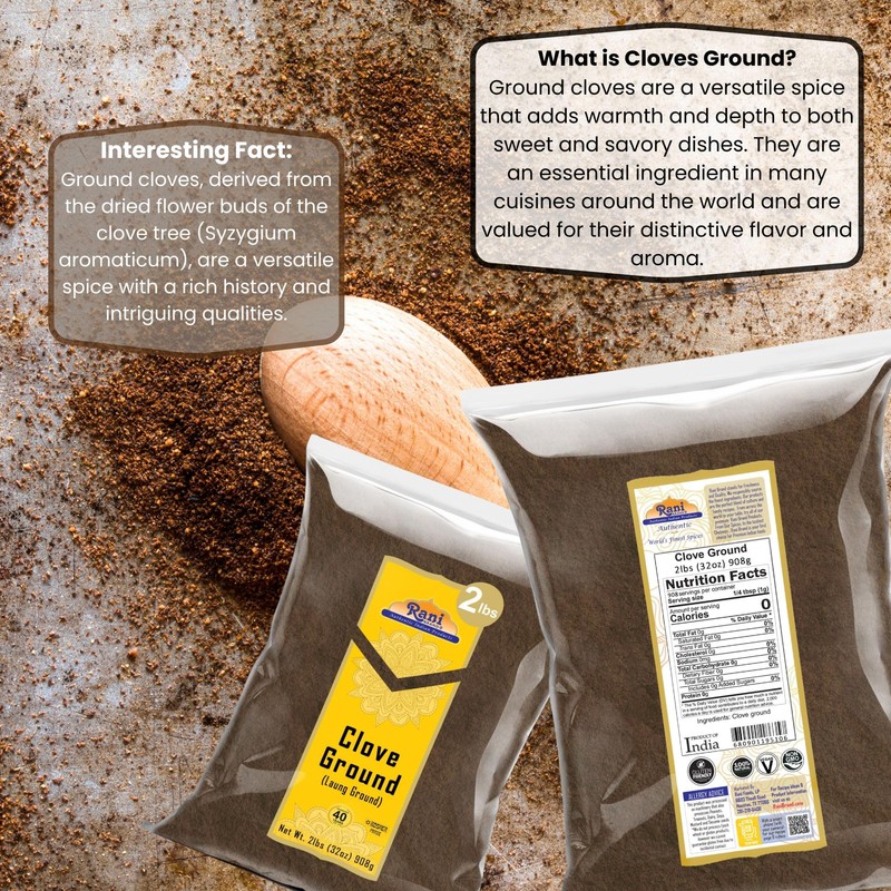 Rani Cloves Powder (Laung) Indian Spice 32oz (2lbs) 908g Bulk