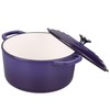 VORRINGARD Enameled Cast Iron Dutch Oven Pot with Lid, for