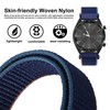WOCCI Adjustable Nylon Sports Watch Strap with Velcro Fastener, Watch