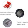 50 Numbered Steel Cable Security Seals - Metal Wire Tamper