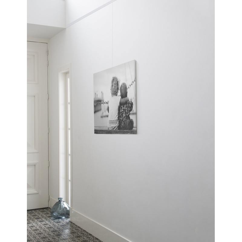 STAS Art Hanging System cliprail pro White 150 cm -