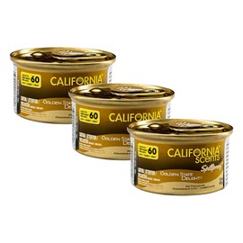 California Scents Kit de 3 Ambientadores Golden State Premium, Orgánico, Aluminio Reciclable, 3 Piezas, Larga Duración 60 Días