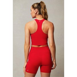 Fabletics Women's Anywhere Built-in Bra Tank, Heated Red, L