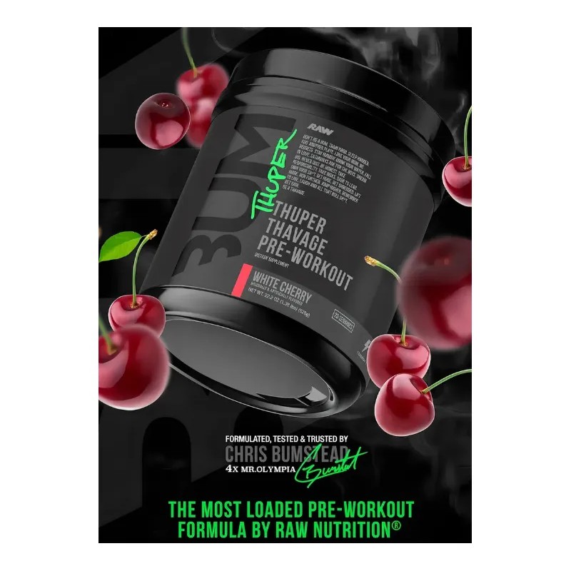 Raw Cbum Thuper Thavage Pre Workout Pre Entreno 20 Servs