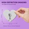 1 x Heart MDF Magnets - Microphone Radio Broadcast 37236