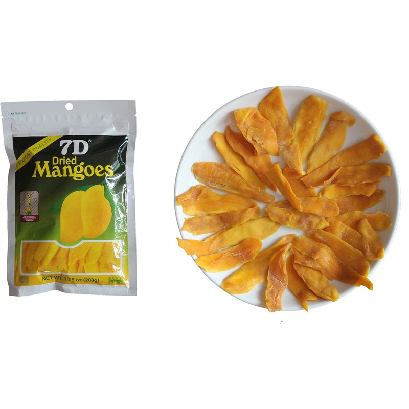 7D Dried Mango Delicious Philippine dried mangoes - 3 Big