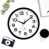 Roymnie Atomic Wall Clock 12 Inch, Modern Clock Battery Operated