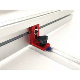 CarAngels 75mm Table Fence Miter Truck Connector Positioning 75 Type Fence Connection for Table Saws (30mm Standard Miter Truck)