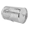 Rolling Grilling Basket Stainless Steel Grill Cage Round Stainless Steel