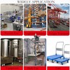 Heavy Duty Casters, M16x30mm Stem Casters Low Gravity Center Swivel