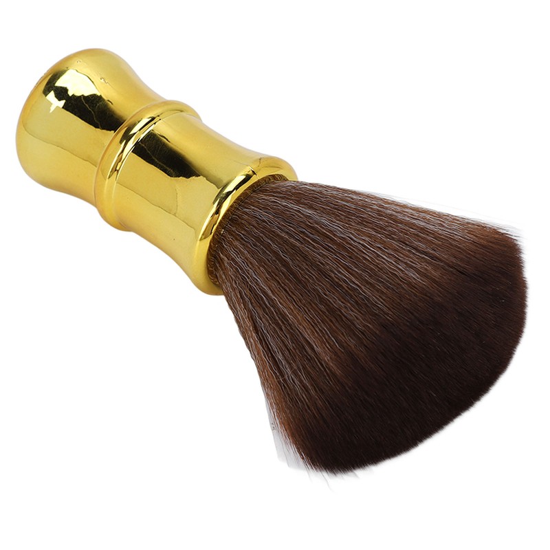 Barber Neck Duster Brush Soft Hair Electroplating Process Barber Brush