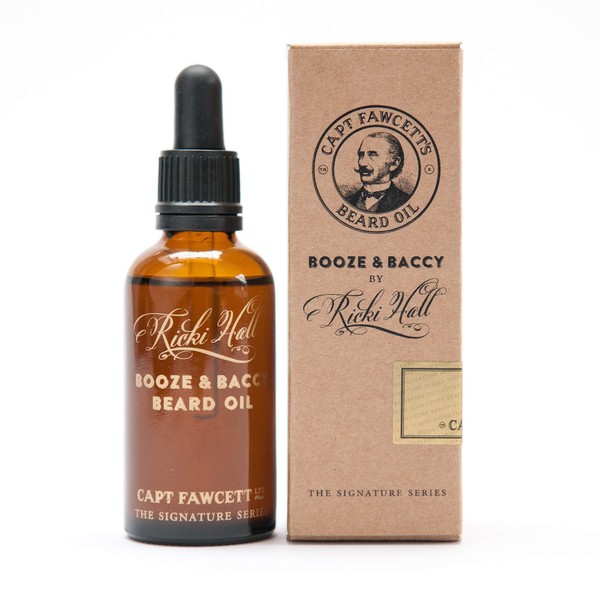 Captain Fawcett Ricki Hall's Booze & Baccy Beard Oil 50ml