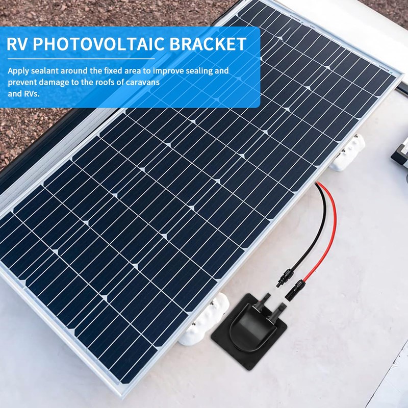 Roof feed-through solar cable guide, roof feed-through solar cable guide,