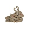 Something Different FO_66238 Elephant Family Ornament | 3pcs. 280g, Grey