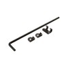 National Hardware N177-188 V835 Cane Bolt in Black,1/2" x 18"