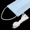 WedDecor 3mm Wide White Elastic Band Thin Ear Loop Strap