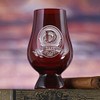 Etched Red Glencairn Whisky Glass (Single 1)