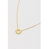 Estella Bartlett Modern Floral Necklace - Gold Plated