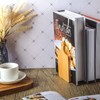 Jetec Wood Bookends, Kitchen Cookbook Bookends Quality Cutting Board Decorative