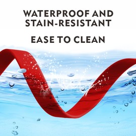 Dog Training Leash, Waterproof Long Dog Leash, TPU Material is Easy to Clean, 10FT/15FT/30FT/50FT Great for Recall Training,Swimming,Outside,Beach,Lawn,Yard (red, 16FT)