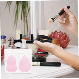 STOBAZA Cotton Pad Organizer Storage Box Holder for Nail Tools Beauty Accessories Abs Material