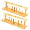 CHILDWEET 2pcs Test Tube Rack Test Tube Stand System Test