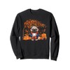 Cute Pug Leaf Fall Hello Autumn Dog Lover Thanksgiving Sweatshirt
