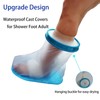 Tideshake Non‑Slip Waterproof Foot Cast Cover for Showering, Reusable Adult
