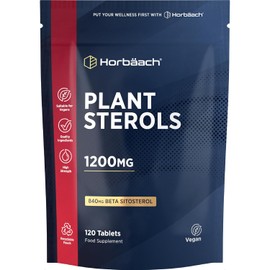 Plant Sterols 1200mg - 120 Tablets - with Beta-Sitosterol