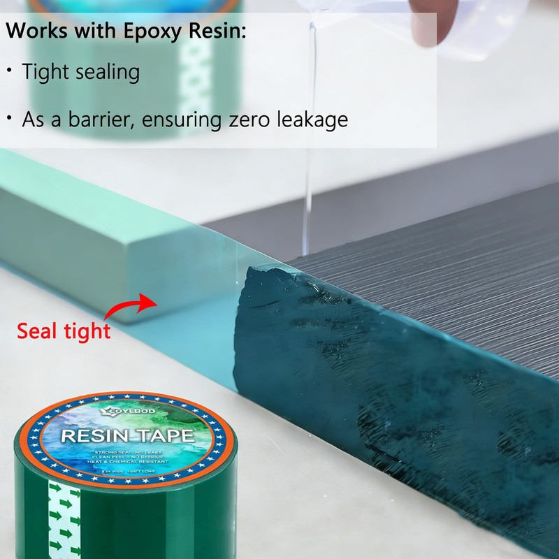 CoYlBod High-Temp Epoxy Tape - 2" x 108ft Heat-Resistant Molding