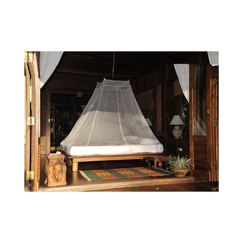 Cocoon Mosquito Net Ultralight Double, 220 x 200 cm, White/Transparent,