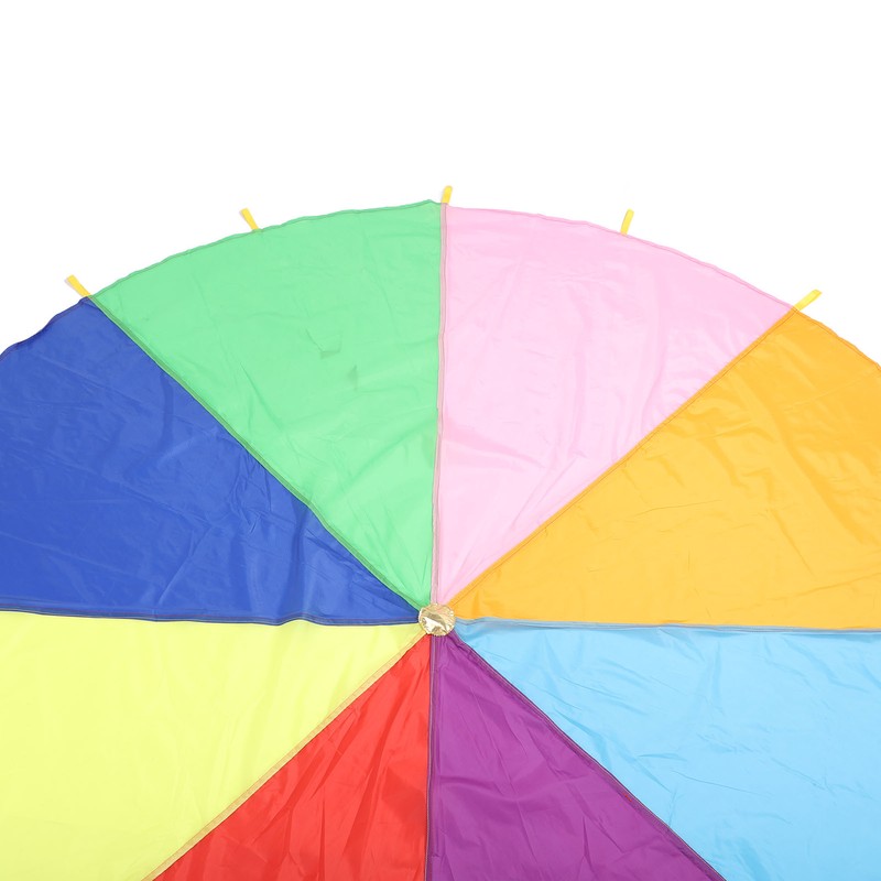 Kids Rainbow Parachute Physical Exercise Sensory Training Kindergarten Outdoor Group
