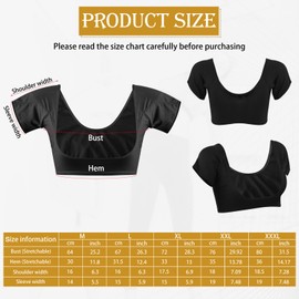 Zhanmai 3 Pcs Underarm Sweat Vest Armpit Sweat Proof Pads for Under Armpits Underarm Proof Pads for Women(Large,White, Black, Beige)
