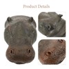 Cabilock Hippo Decoration Resin Floating Pond Statue Hippo Sculpture Outdoor